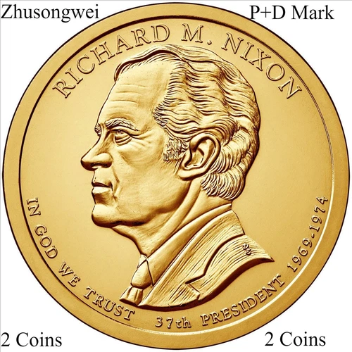 2016-P Presidential Dollar Richard Nixon — photo from the most recent tracked eBay sale