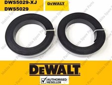2x DeWalt Guide Rail Rubber Splinter Guard Edge Strip to suit DW5022
