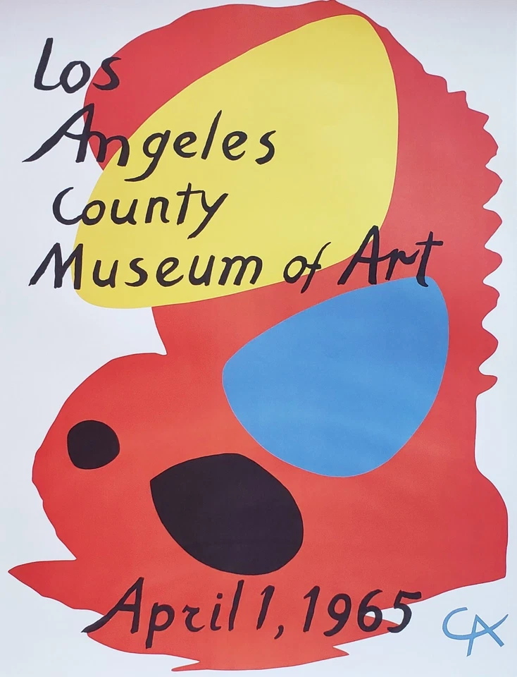 Alexander Calder Sammlerstück Los Angeles County Museum Of Kunst Poster Lacma - - Bild 2 von 4