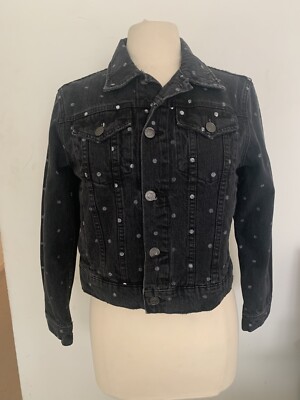 Current Elliot Denim Polka Dot Jacket Sz. 3 ( 8-10) USA