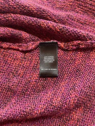 Torrid Marled Knit V-Neck Sweater Half Cuffed Sleeve Burgundy Women's Size 3X - Picture 8 of 9