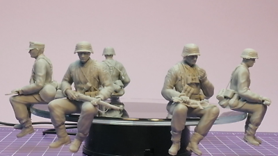 Deutsche aufgesessene Landser/Soldaten 6er-Set Tankrider m ...