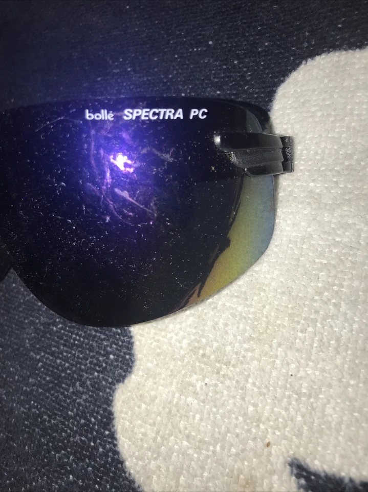 Gafas de sol Bolle Contour Spectra PC de colección años 80 hechas en Francia hoja escudo prisma Foto 2 de 4