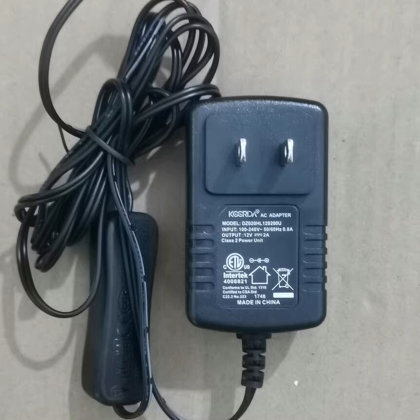 Koorda 12V 2A power adapter DZ02HL120200U 5.5*2.1mm | eBay