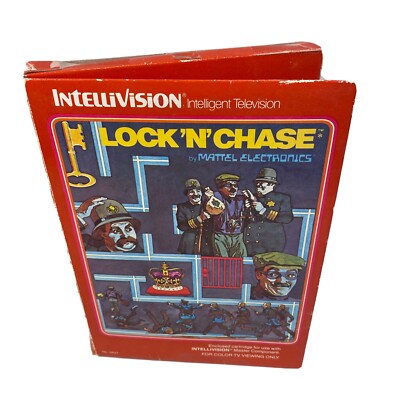 Lock 'N' Chase (Intellivision, 1982) Mattel Electronics Video Game Complete
