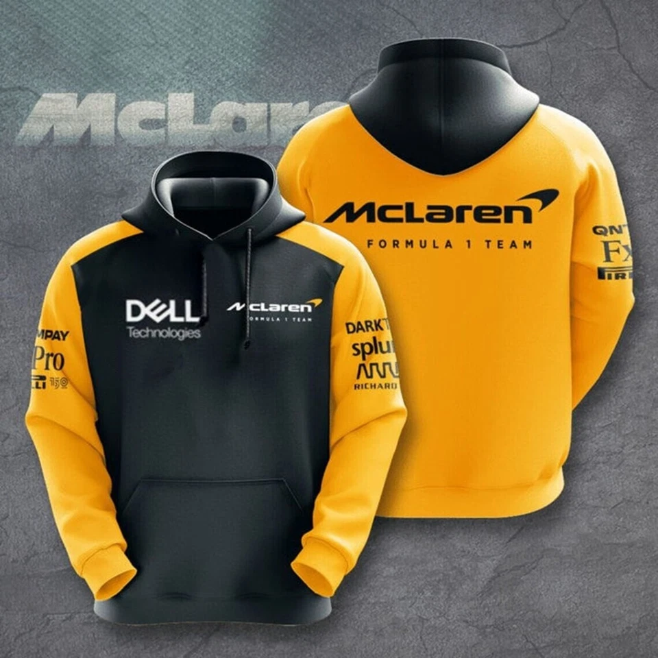 FAN LIFE APPAREL F1 Mclaren Team Fan's Unisex Hoodie NEW