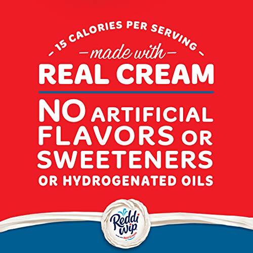 Reddi-wip Original Whipped Dairy Cream Topping, Keto Friendly, 6.5 oz. [12-Cans]