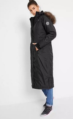 FREEMANS Winter Padded Coat in Black UK 24 Plus  (ccc486)
