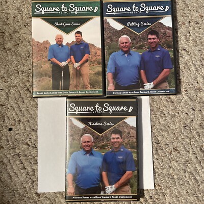 Square TO Square Method Bundle of 3 DVD Masters Short Putting NEW Free Shipping