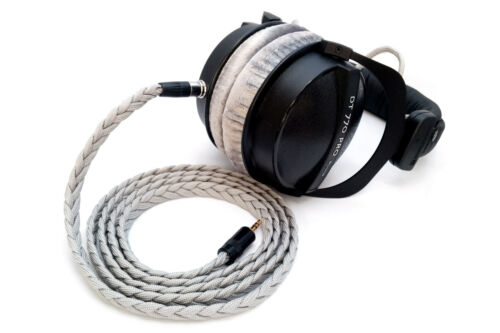 Uber Beyerdynamic DT770 with custom detachable litz cable & modded drivers 80Ω - Picture 1 of 4