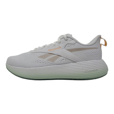 Reebok Women's DMX Comfort+ Slip-on Sneaker, White/Aqua Dust/Moonstone, 8.5 M US