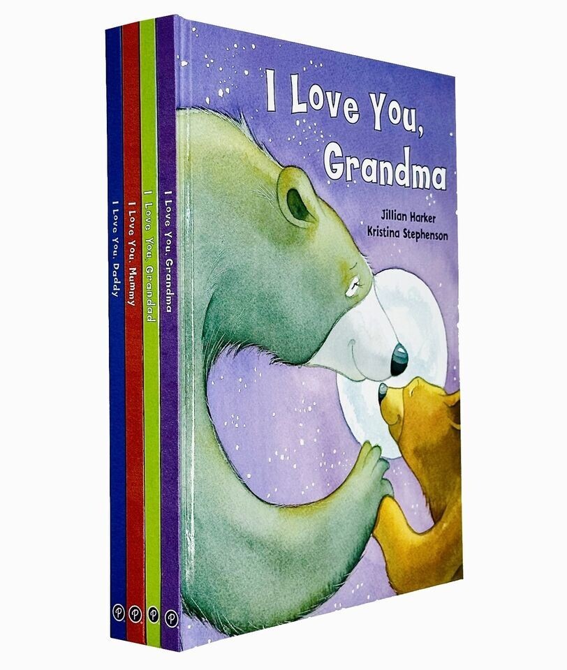 Jillian Harker Collection 4 Books Set I Love You Daddy, Grandma, Grandad, Mummy