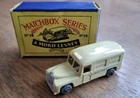 G886-MATCHBOX LESNEY No14A DAIMLER AMBULANCE WITH EXCELLENT ORIGINAL BOX NR MINT