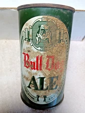 Bull Dog Ale   flat top beer can  , Santa Rosa   EMPTY