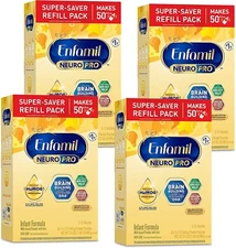 Enfamil NeuroPro Infant Formula Powder refill box 31.4oz ( 4 PACK) EXP 04/2026