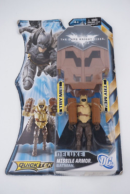 DC Comic The Dark Knight Rises Deluxe MISSLE ARMOR BATMAN QuickTek Action AB