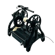 Elektr. Mini-Spinnrad 12V, 800U/min, tragbar, Wolle & Fasern, Stufenlos, Karb...