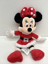 Pre-Owned Minnie Mouse Disney Christmas Mrs. Claus Outfit Plush 10" Holiday