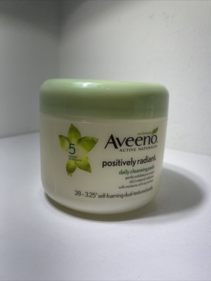 aveeno positively radiant daily cleansing pads discontinued