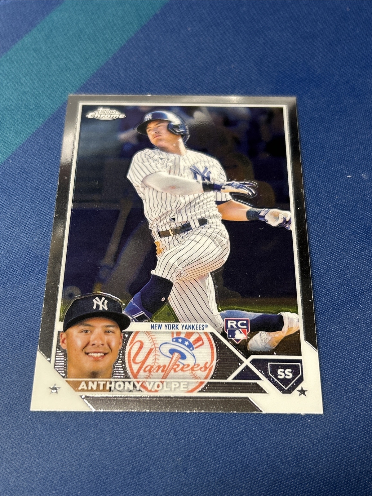 2023 Topps Chrome ANTHONY VOLPE Rookie (RC) Base Card #4 - NY YANKEES