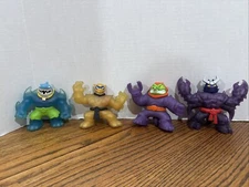 Heroes Of Goo Jit Zu Toy - Lot of  4 Squishy Stretchy Collective Figures