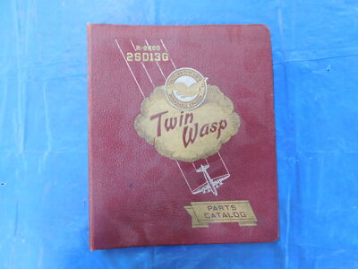 PARTS CATALOG FOR PRATT & WHITNEY TWIN WASP D3, D5, 2SD13G ENGINES NO 111465