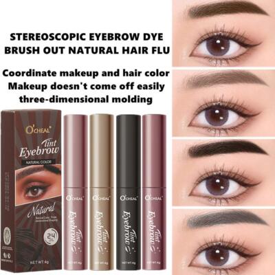 Eyebrow Dyeing Cream Waterproof Long Lasting Cosmetic Colors Eyebrow Cream. S8T2