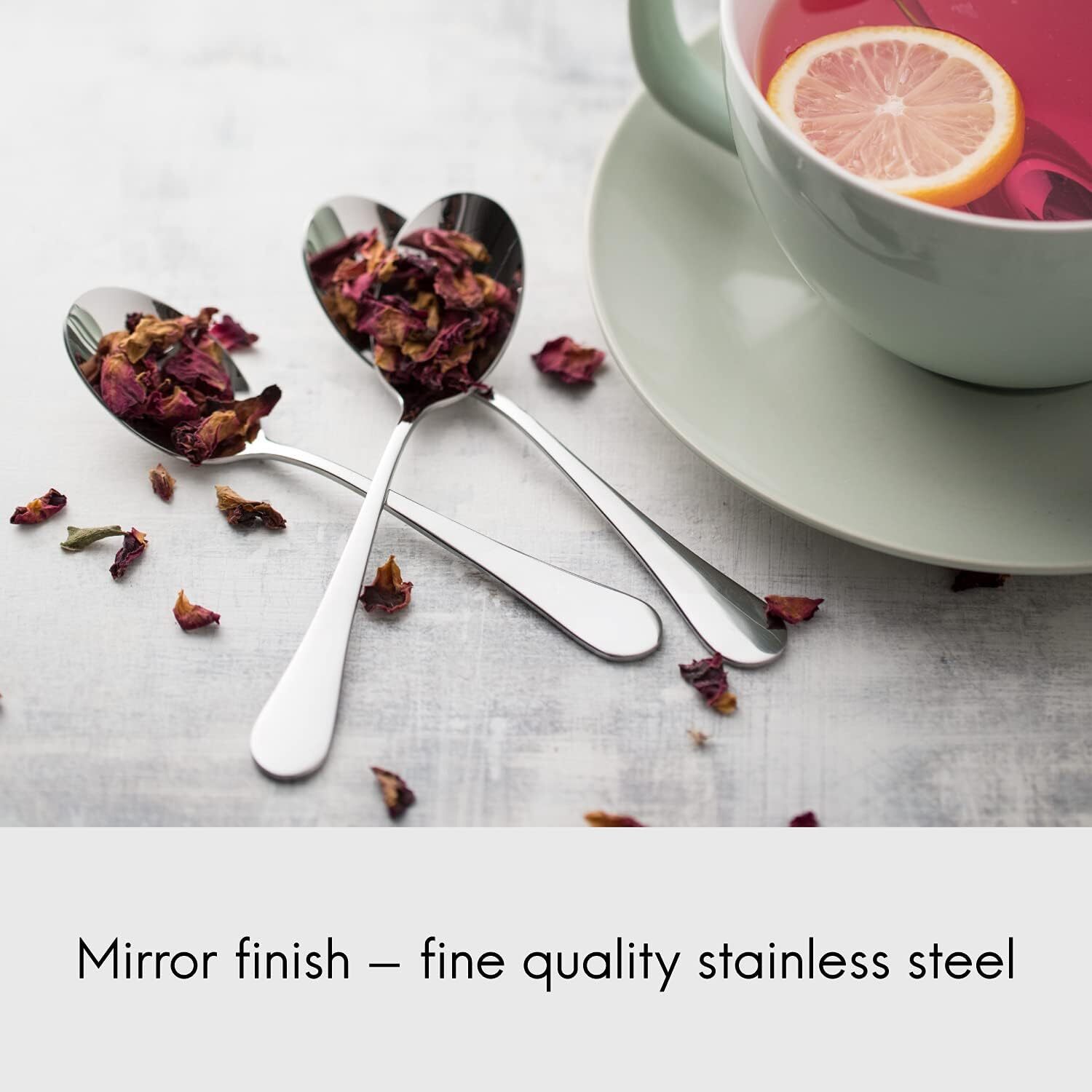 Viners Select 18/0 Stainless Steel Set Of 6 Teaspoons, Silver eBay