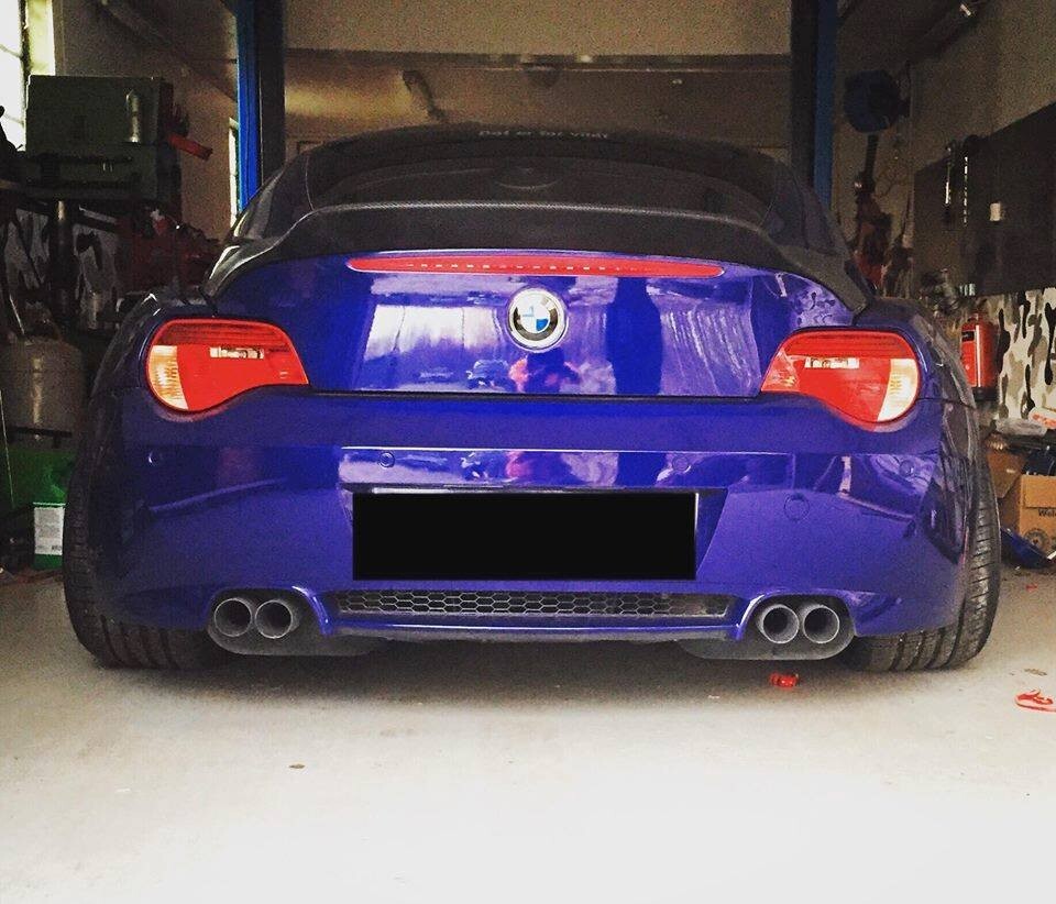 BMW Z4 E86 Coupe ducktail look rear boot spoiler eBay