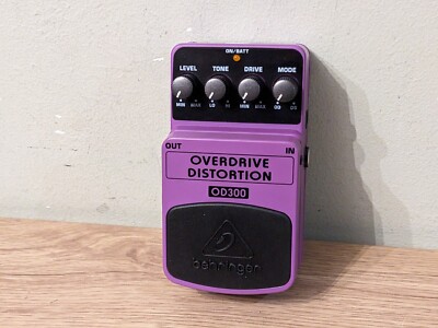 Behringer OD300 Overdrive Distortion 2-Modus Gitarre Keyboard Effekte Fußpedal