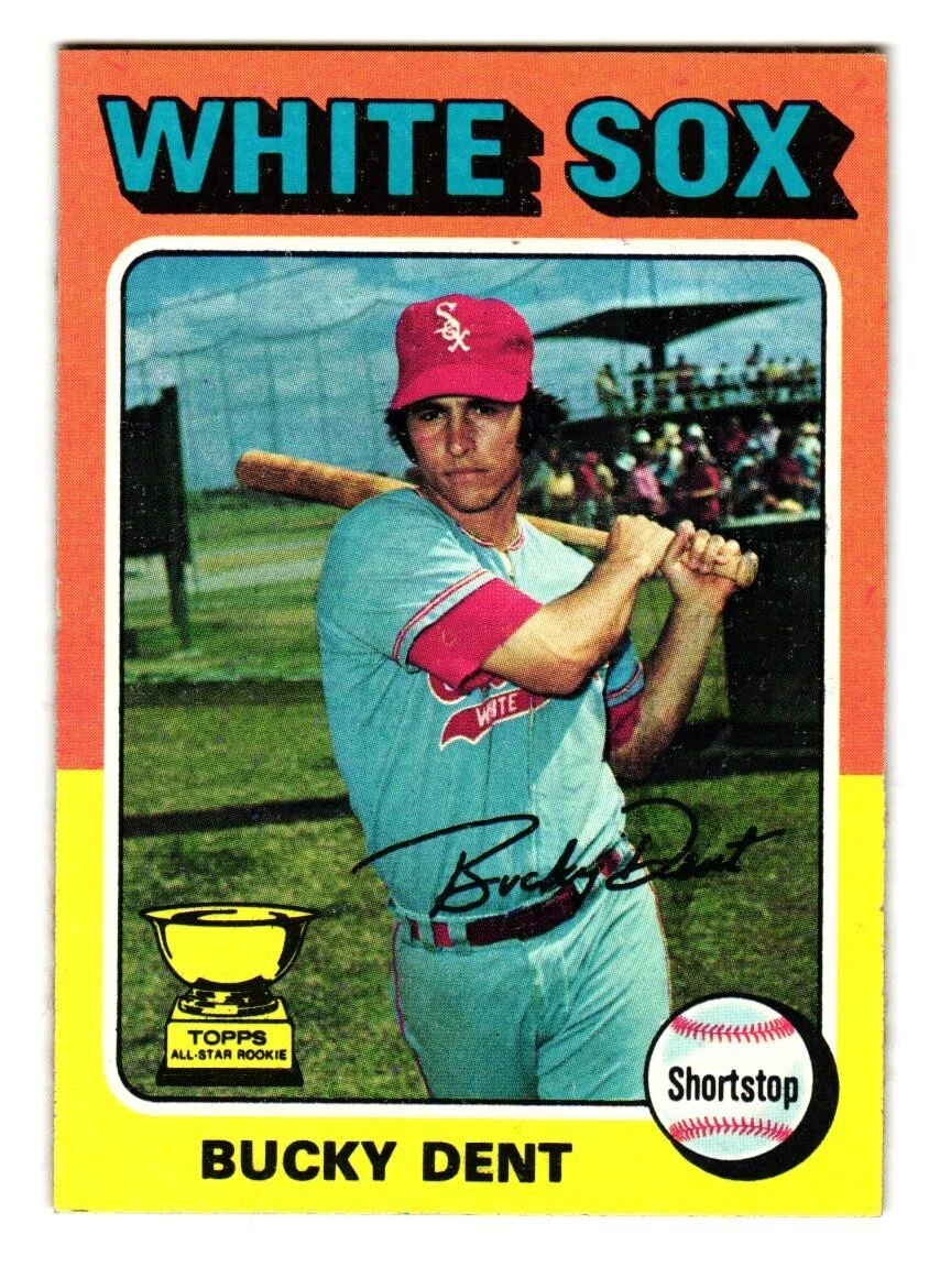 1975 Topps  Set-Break #299 Bucky Dent Chicago White Sox