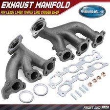 2x Exhaust Manifold Front Rear for Lexus LX450 Toyota Land Cruiser 1995-1997 4.5