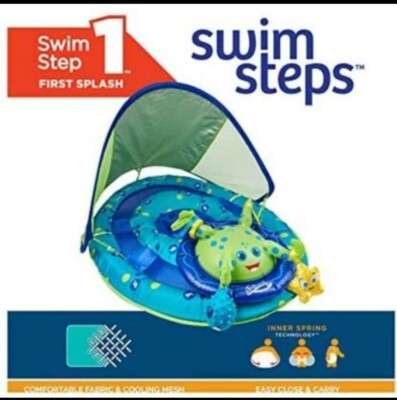 SwimWays Float Swim Step First Splash Baby Spring Activity Center 9 to 24 months