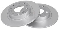 2X A.B.S. Bremsscheibe Beschichtet 18023 FüR Giulietta Alfa 940FXA1A 940FXB1A