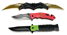 NEW 3 COMBO Spring Assisted Knife Collection - See Pictures and Description