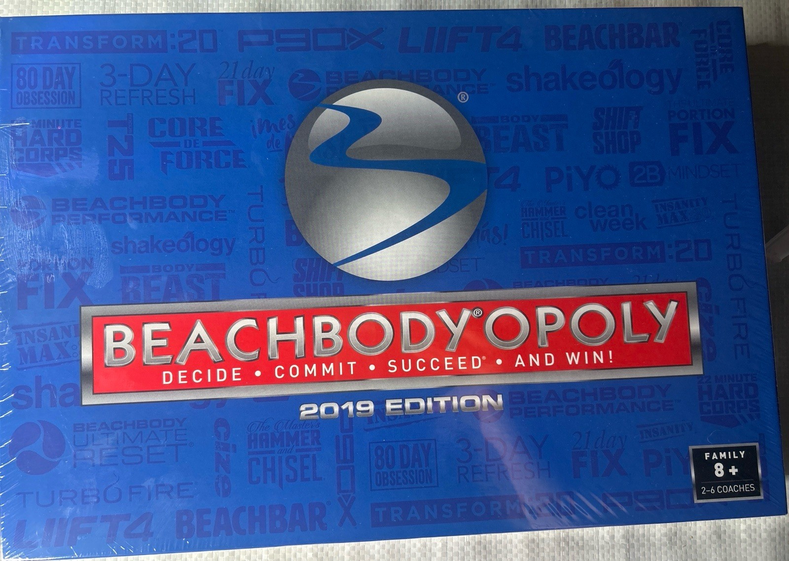 Beachbody-Opoly Board Game 2019 Edition — Brand New Sealed Family Game