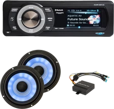 AQUATIC AV Fits HK105 Ultra RGB And Stereo Plus Kit For 1998 13 Flt/Flh