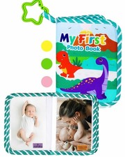 My First Photo Album Gift for Baby with Soft Fabric Cover 4x6 Photos Accessories