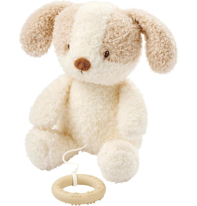 Carillon Neonato per Lettino Culla Peluches Bambini 0+ Mesi - Cane Teddy Nattou