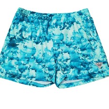 NEW Columbia PFG Rambler Mens Size XL 6" Swimming Trunks Swim Water Shorts Blue