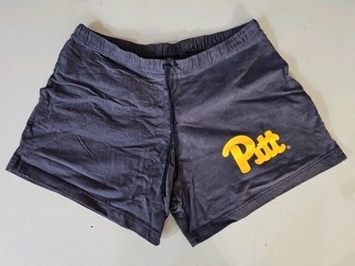 Vintage Pitt Panthers 1990s Distressed Shorts Womens XL Blue Vtg Pittsburgh 90s