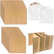 4 Sets Dish Packing Kit, Glass Divider Kits for Moving, Brown 