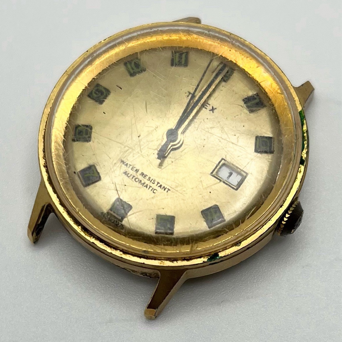 Timex Automatic Date Function 35mm Gold Tone Self… - image 1