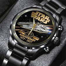 Star Wars 50th Anniversary Black Stainless St...