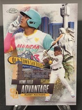 2025 TOPPS CHROME #HA-36 MANNY MACHADO HOME FIELD ADVANTAGE! SAN DIEGO PADRES!