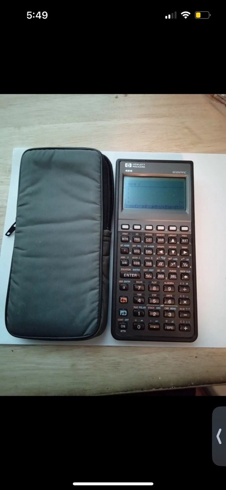 Calculator HP 48G+ PLUS with case # 463 – Casio 880