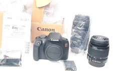Canon EOS Rebel T7 Digital Camera/ Two Lenses 18-55mm/75-300mm/Factory Refurbish