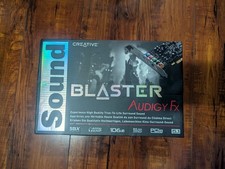 Creative Sound Blaster Audigy FX 5.1 PCIe Audio Card with High Performance Headp