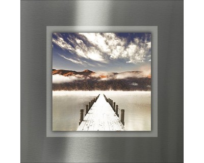 Metallbild Way To Sundown II 50x50 cm