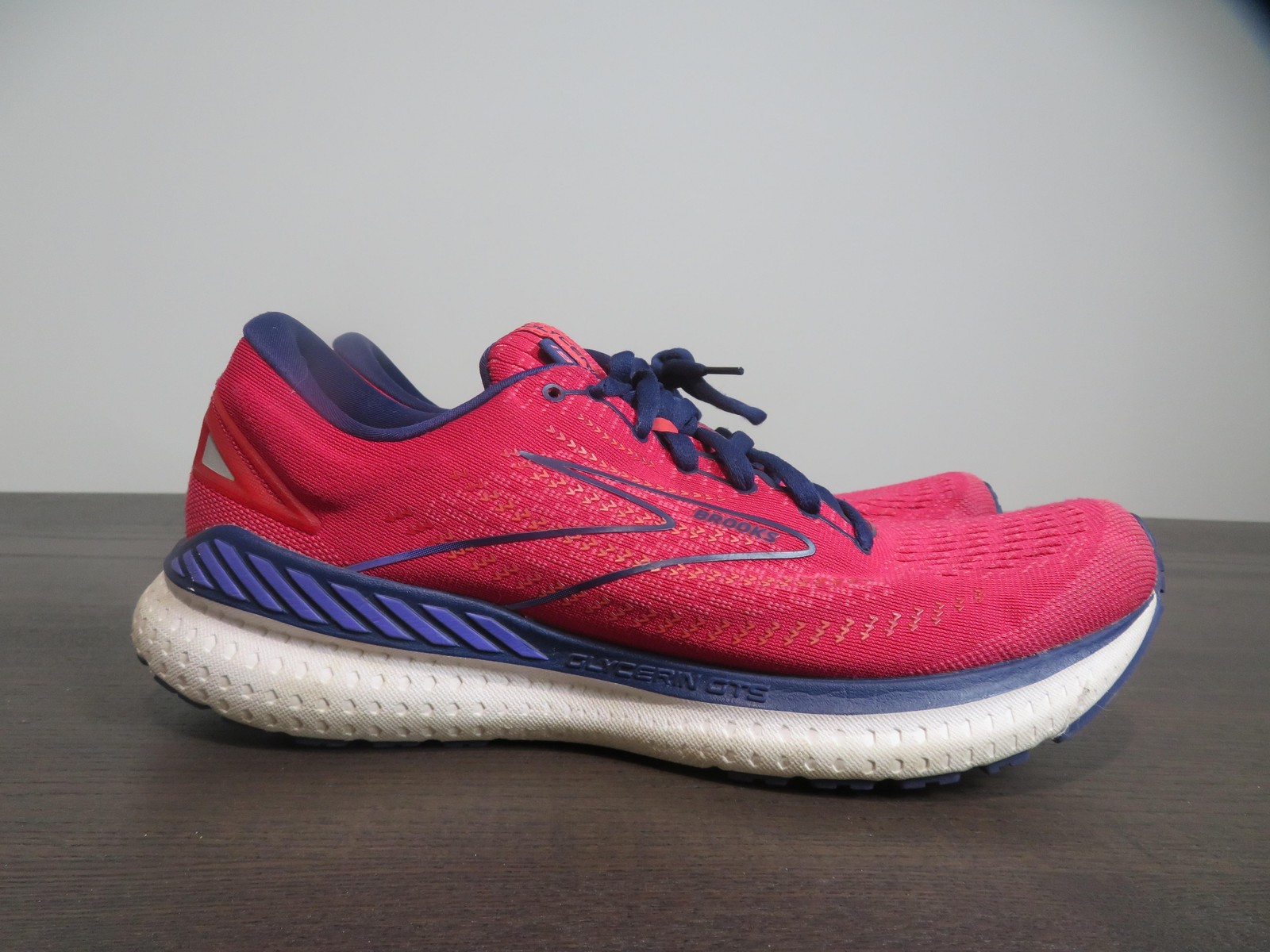 Brooks Glycerin GTS 19 Running Shoes Womens 11.5 Pink Sneakers 1203441B623